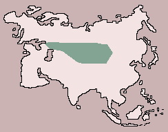 Range of Great Jerboa