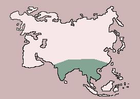 Range of Indian Cobra